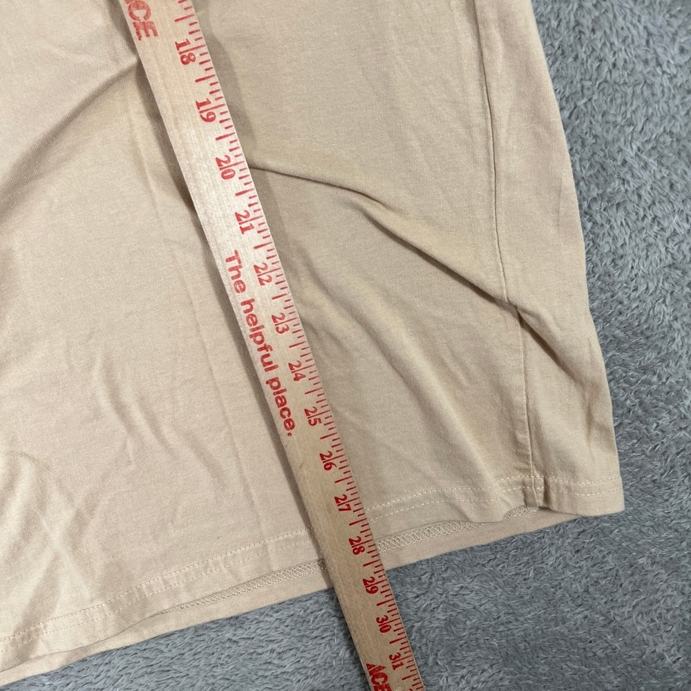 Bass Pro Shops Shirt Mens Large Tan‎ My Bass Smells Like Shirt Fishing Gorpcore - Picture 5 of 6